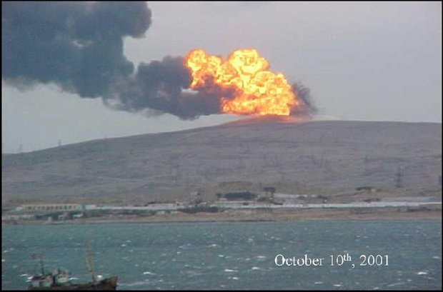 (C) Azerbaijan24 - Major eruption (10th October 2001)